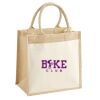 Cotton Pocket Jute Midi Tote Thumbnail