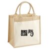 Cotton Pocket Jute Midi Tote Thumbnail