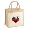 Cotton Pocket Jute Midi Tote Thumbnail