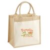 Cotton Pocket Jute Midi Tote Thumbnail