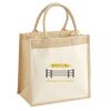 Cotton Pocket Jute Midi Tote Thumbnail
