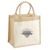Cotton Pocket Jute Midi Tote Thumbnail