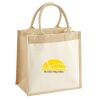 Cotton Pocket Jute Midi Tote Thumbnail