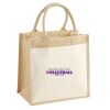 Cotton Pocket Jute Midi Tote Thumbnail