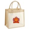 Cotton Pocket Jute Midi Tote Thumbnail