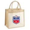 Cotton Pocket Jute Midi Tote Thumbnail