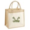 Cotton Pocket Jute Midi Tote Thumbnail