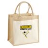 Cotton Pocket Jute Midi Tote Thumbnail