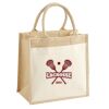 Cotton Pocket Jute Midi Tote Thumbnail