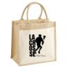 Cotton Pocket Jute Midi Tote Thumbnail