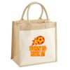 Cotton Pocket Jute Midi Tote Thumbnail