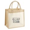 Cotton Pocket Jute Midi Tote Thumbnail