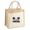 Cotton Pocket Jute Midi Tote Thumbnail