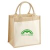 Cotton Pocket Jute Midi Tote Thumbnail