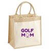 Cotton Pocket Jute Midi Tote Thumbnail
