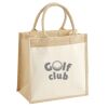 Cotton Pocket Jute Midi Tote Thumbnail