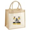 Cotton Pocket Jute Midi Tote Thumbnail