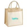 Cotton Pocket Jute Midi Tote Thumbnail