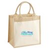 Cotton Pocket Jute Midi Tote Thumbnail