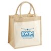 Cotton Pocket Jute Midi Tote Thumbnail