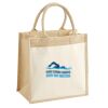 Cotton Pocket Jute Midi Tote Thumbnail