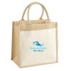 Cotton Pocket Jute Midi Tote Thumbnail
