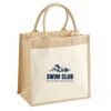 Cotton Pocket Jute Midi Tote Thumbnail