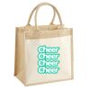 Cotton Pocket Jute Midi Tote Thumbnail