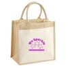 Cotton Pocket Jute Midi Tote Thumbnail