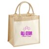Cotton Pocket Jute Midi Tote Thumbnail