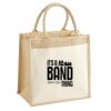 Cotton Pocket Jute Midi Tote Thumbnail
