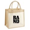 Cotton Pocket Jute Midi Tote Thumbnail