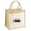 Cotton Pocket Jute Midi Tote Thumbnail