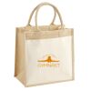 Cotton Pocket Jute Midi Tote Thumbnail