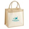 Cotton Pocket Jute Midi Tote Thumbnail