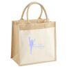 Cotton Pocket Jute Midi Tote Thumbnail