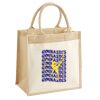 Cotton Pocket Jute Midi Tote Thumbnail