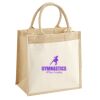 Cotton Pocket Jute Midi Tote Thumbnail