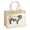 Cotton Pocket Jute Shopper Thumbnail