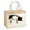 Cotton Pocket Jute Shopper Thumbnail
