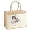 Cotton Pocket Jute Shopper Thumbnail