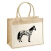 Cotton Pocket Jute Shopper Thumbnail