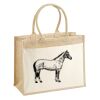 Cotton Pocket Jute Shopper Thumbnail