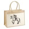 Cotton Pocket Jute Shopper Thumbnail