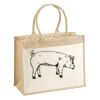 Cotton Pocket Jute Shopper Thumbnail