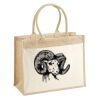 Cotton Pocket Jute Shopper Thumbnail