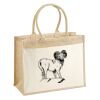Cotton Pocket Jute Shopper Thumbnail