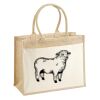Cotton Pocket Jute Shopper Thumbnail