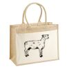 Cotton Pocket Jute Shopper Thumbnail