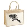 Cotton Pocket Jute Shopper Thumbnail